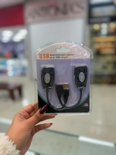 ADAPTADOR EXTENSOR USB VIA RJ45