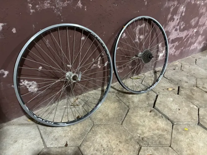 Par Roda aro 26 Alumínio Caloi original 
