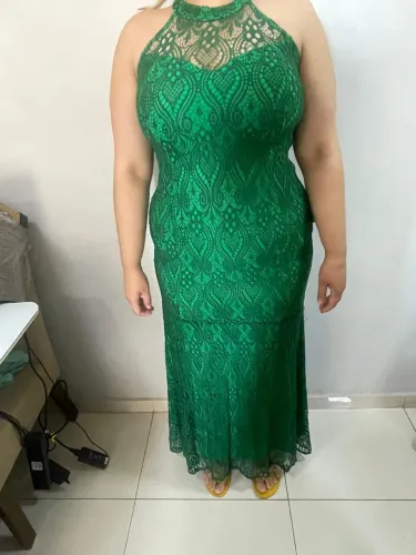Vestido para Festa Verde 
