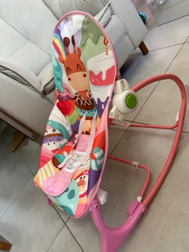 Cadeira de Descanso Musical Balanço Rocker Bambinelli até 18kgs -
