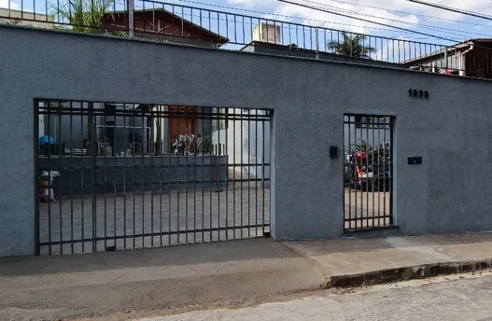 Portão de grade garagem e social para casa ou comercio