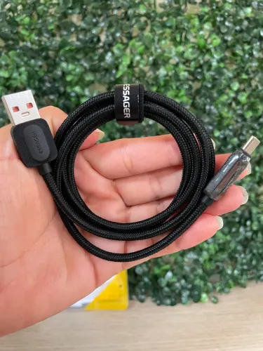 Cabo USB- c essager 100W Led carregamento