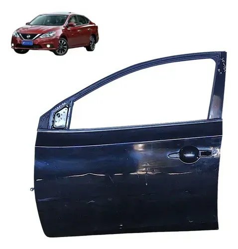 Porta Nissan Sentra 2017 A 2019 Dianteira Esquerda Dianteira Esquerda Preto