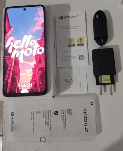 Motorola G47 - 256 GB - 5G - Celular novo com nota fiscal
