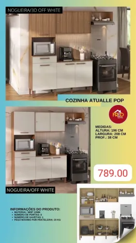 Armário de cozinha promoção 