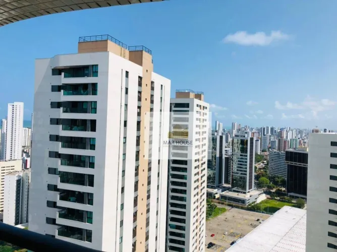 Apartamento com 2 dormitórios para alugar, 59 m² por R$ 4.512,17/mês - Boa Viagem - Recife