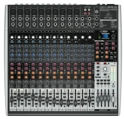 Mesa de Som Behringer XENYX 2442FX - 24 Canais com Efeitos Digitais