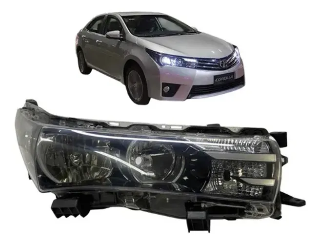 Farol Direito Toyota Corolla 2014 A 2017 Original Direito/passageiro