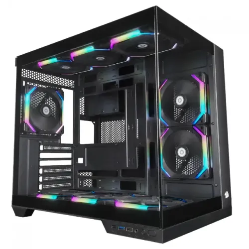 Gabinete Gamer Redragon Wideload Pro, Mid Tower, ATX, Lateral e Frontal em Vidro Temperado