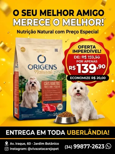 Vendo ração origens natural 