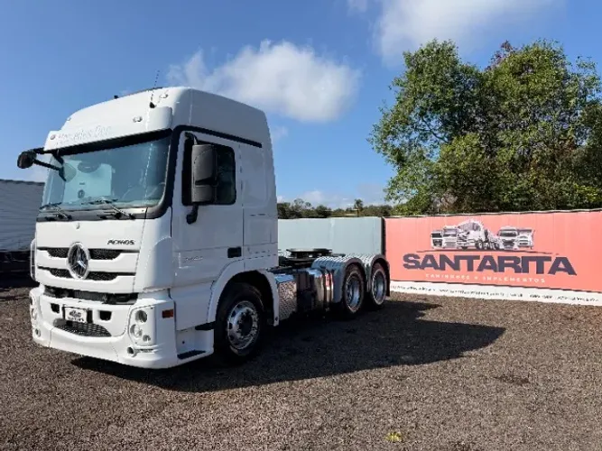 MB Mercedes-Benz Actros 2546 LS 6X2 2017 Teto Alto Automático Completo Revisado Baixo Km