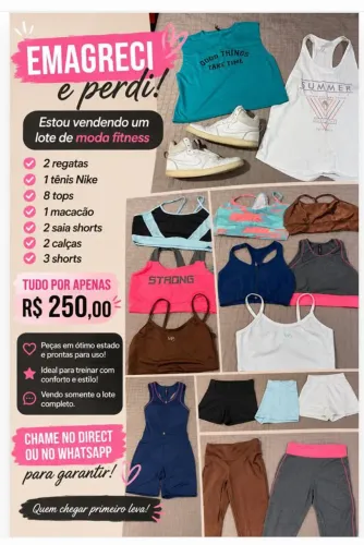 Roupas de academia