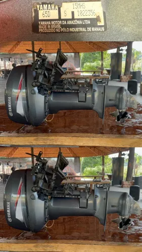 Vende-se Motor de Popa Yamaha 15HP (Modelo 15MHS)
