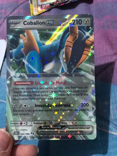 Card pkm Cobalion EX