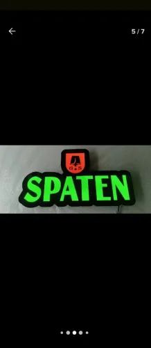 Luminoso letreiro painel Spaten