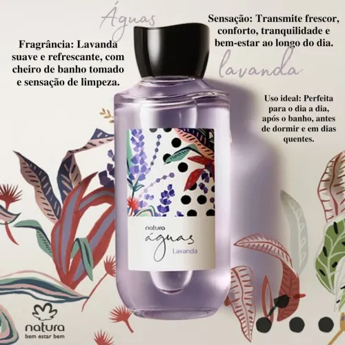 Natura Águas Deo Colônia Lavanda