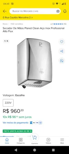 Secador de mão 220w
