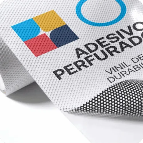 Adesivos perfurado por metro | Entrega rápida