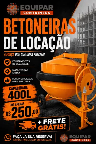 Locação Betoneira 400L