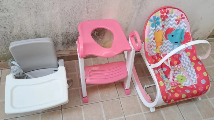 CADEIRINHA BALANÇO e ALIMENTAÇÃO + ASSENTO PRIVADA