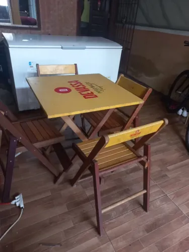 Mesa  dobrável bar 