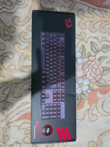 Teclado Mecânico Redeagon Mitra Switch Brown ABNT2, Preto - Novo (Lacrado)