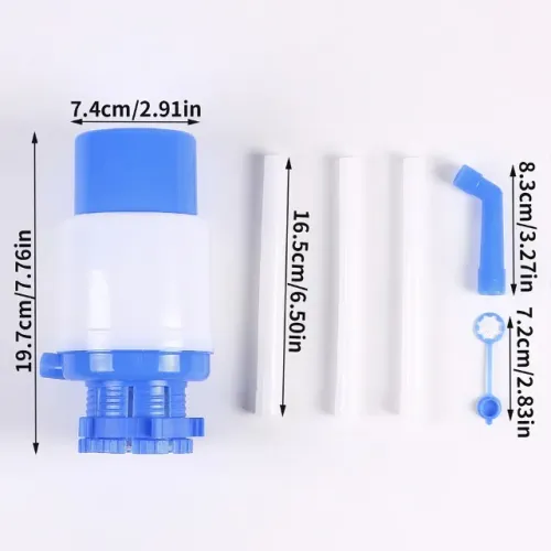 bomba manual p galão garrafão de água mineral galão 20l azul no re049