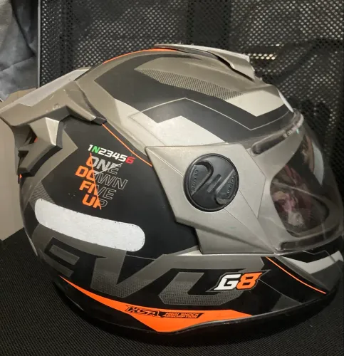 Capacete Fechado Pro Tork Evolution 788 G8 Evo COR/GRAFITE - LARANJA TAMANHO/56