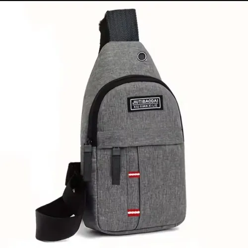 Mochila transversal bag de peito, bolsa de ombro pequena.