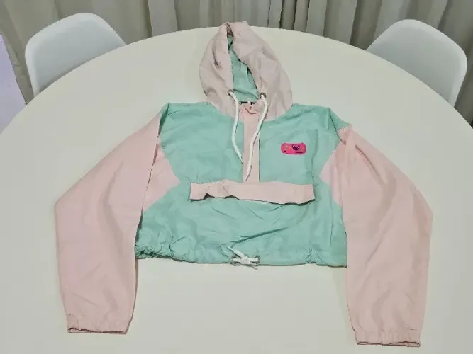Jaqueta Anorak Cropped Baw - Tamanho P