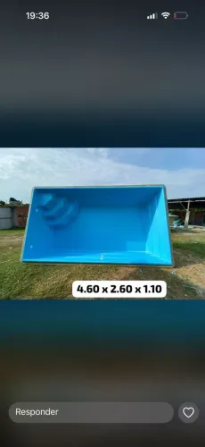 Piscina de fibra