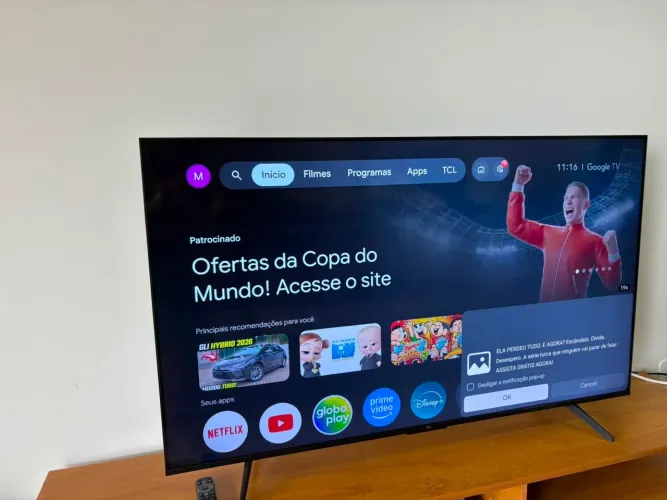 Smart Tv TCL 55 polegadas 