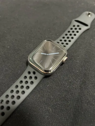 Apple Watch Séries 9 Aço Inox Prata