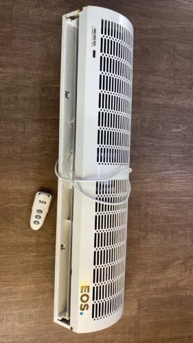 Cortina De Ar Eos 90 Cm Com Controle Remoto Ca1209c Cor Branco Voltagem