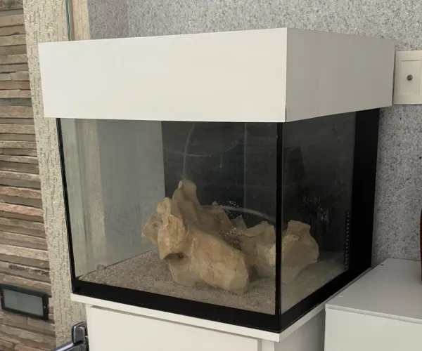 Aquário 100 Litros Retangular com Sump Traseiro + Acessórios