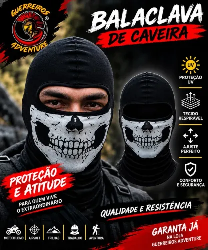 Balaclava de caveira 