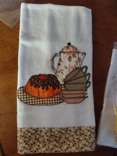 Pano de Copa em Patchwork