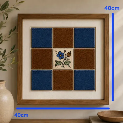 Quadro jardim cerâmica Brennand 