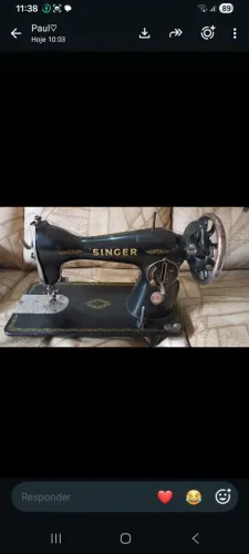 Máquina de costura singer