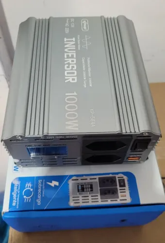 Inversor de tensão Knup 1000w Onda senoidal pura - Novo.