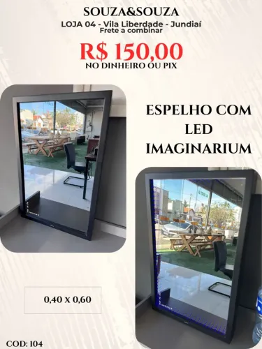 Espelho com Led Imaginarium