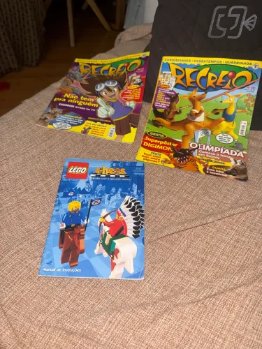 Revistas recreio e Lego 