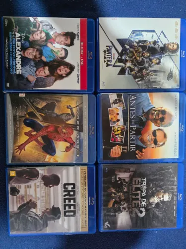 Lote de filmes blurays usados
