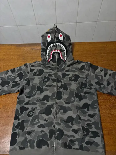 bape abc camo shark full zip hoodie