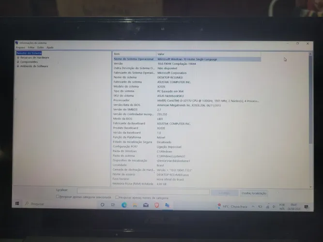 Notebook asus x202e i3 4gb hd500 x202e defeito falha teclado e mal contato jackpower