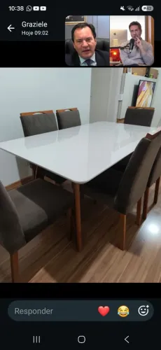 Mesa jantar 6 cadeiras