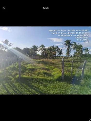 Lote na praia de Luís Correia (300m2) 