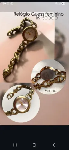 Vendo relógio guess femino