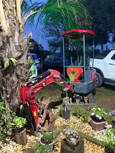 Mini-escavadeira 1,2 toneladas