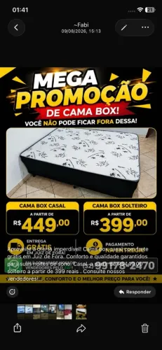 Mega liquidação cama box ?
